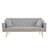Twin 73.2'' Wide Tufted Back Convertible Sofa-178108345