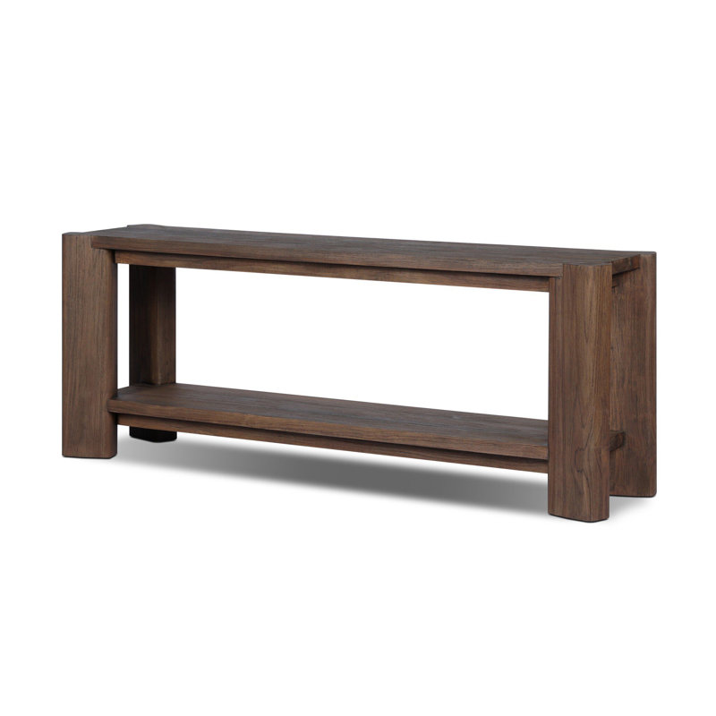 Soho Outdoor Console Table-Stained Saddle Brown