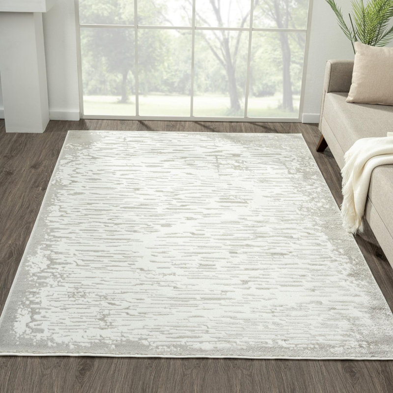 Nye Abstract Indoor Rug, Rectangle 5'3" x 7'3"