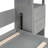 Hakancan Murphy Bed with Bookcase, Drawers and LED Lights-1637785407-1637785406