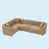 Bouclette brune est en rupture de stock