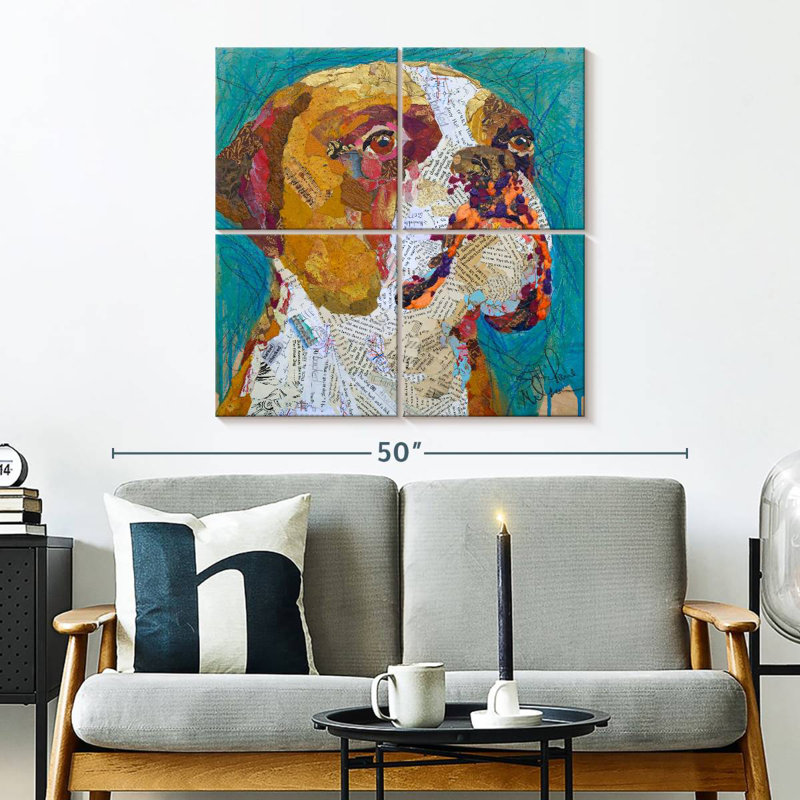 Brampt Beach Boxer, 32" H x 32" W