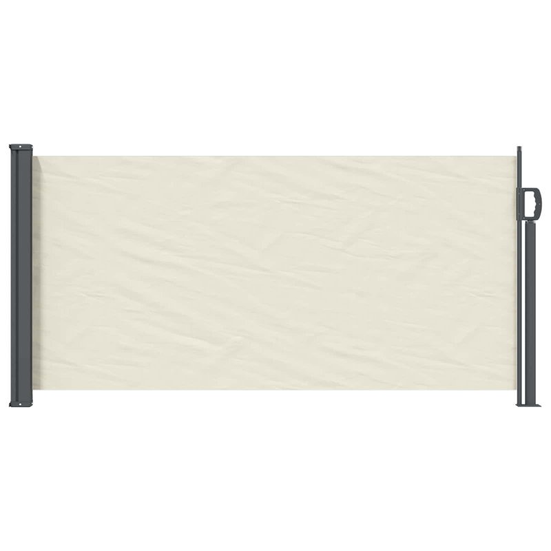 VidaXL 300cm W Polyester Cover Retractable Patio Awning, Cream, 300cm W x 100cm D
