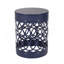 Round Iron Outdoor Side Table , 13.75 " W 13.75 " D-1344654884