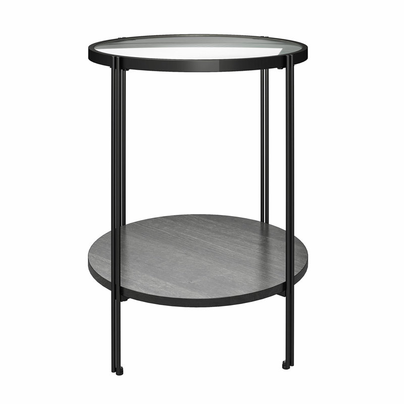 Arshaluys Glass Top End Table