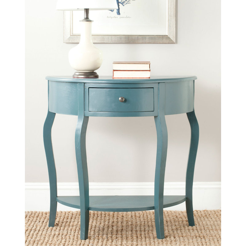 Petite console Albach, Bleu sarcelle