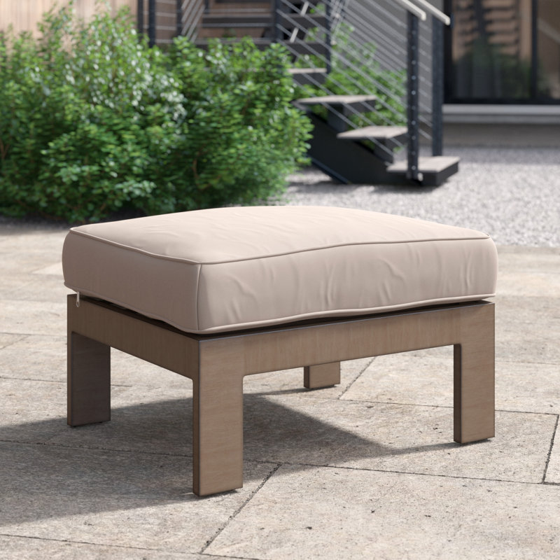 Gelston Upholstered Outdoor Ottoman