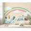 Papier peint amovible Rainbow And Deer Above The Clouds Trees-159325451