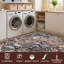 Abstract Machine Printed  Area Rug-2049703090