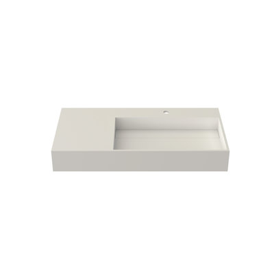 Lavabo de salle de bain rectangulaire de style moderne