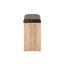 Banc de rangement en similicuir Delarue