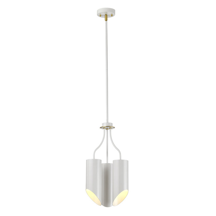Demuth 3-Light Shaded Chandelier