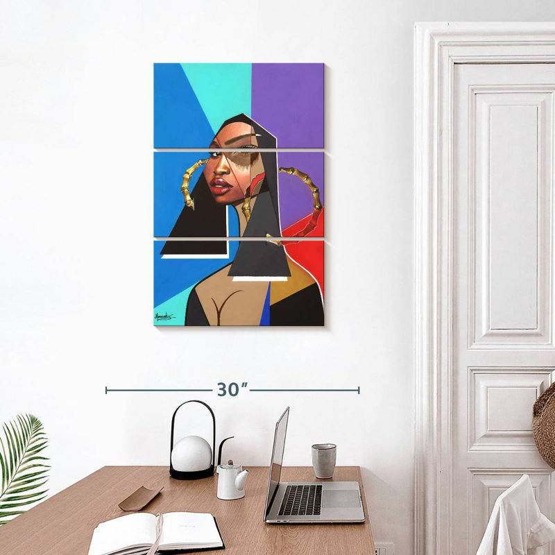 Leisha Mona Lisa noire, H 32 po x l 20 po