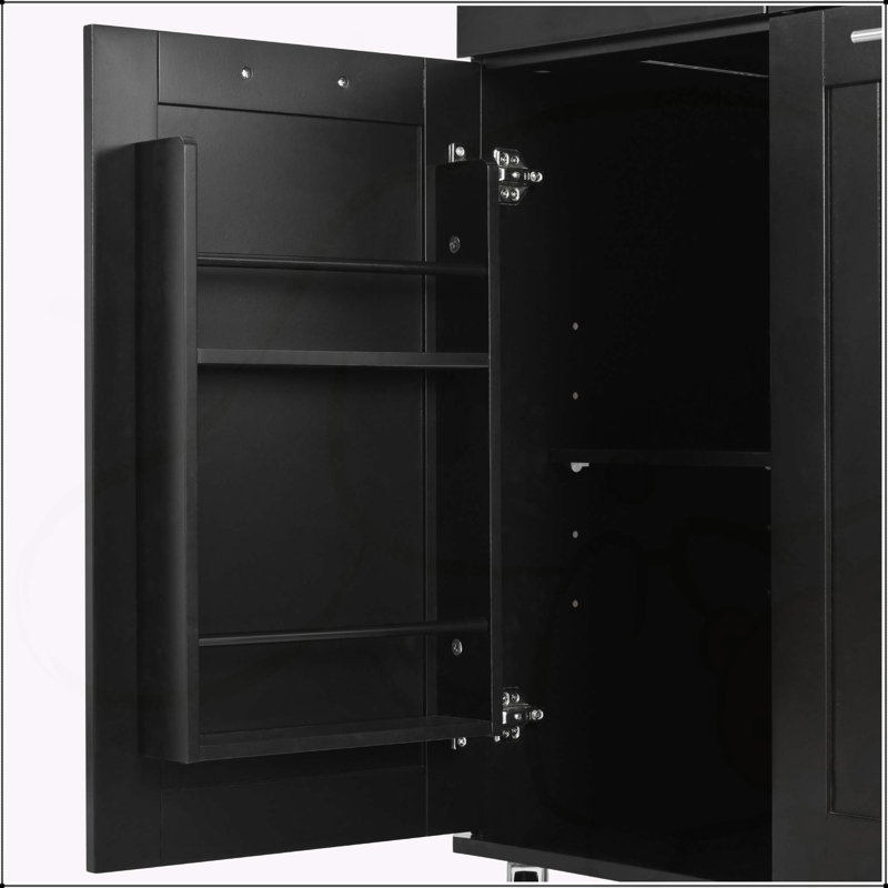 Versatile Rolling Kitchen Island with Multiple Storage Options and Durable Construction