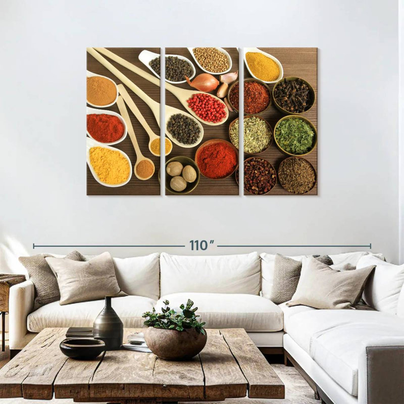 Yarlin Spice Collection, 48" H x 74" W