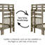 Lit superposé simple au-dessus d'un lit double Ahmia par Lark Manor ™-2096574718