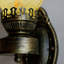 Lampe murale moderne en fer rétro avec ampoule E27 sans source de lumière