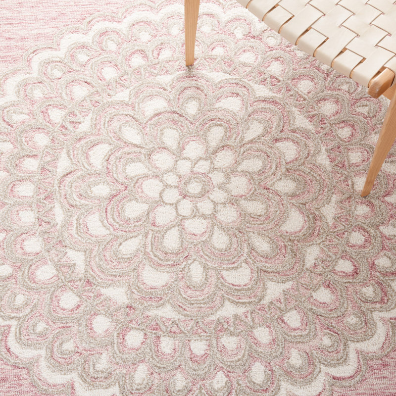 Pezanetti Hand Tufted Wool And Cotton With Latex Oriental Rug, Rectangle 8' x 10'