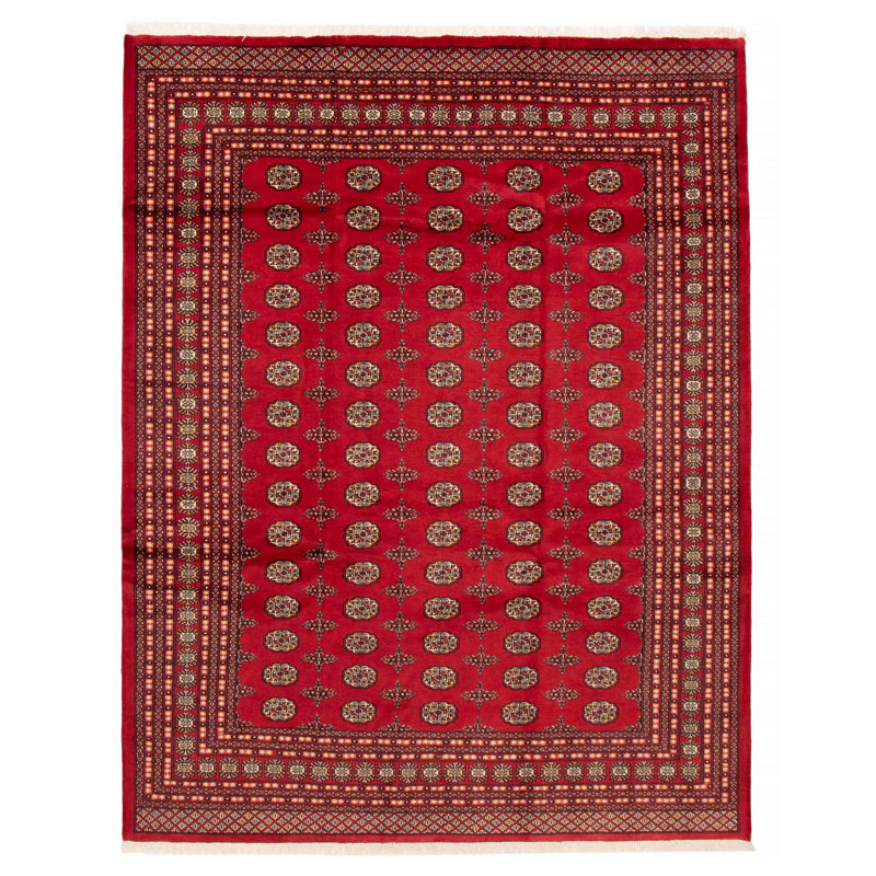 Tapis rouge Finest Peshawar Bokhara 8 pi 1 po x 10 pi 3 po