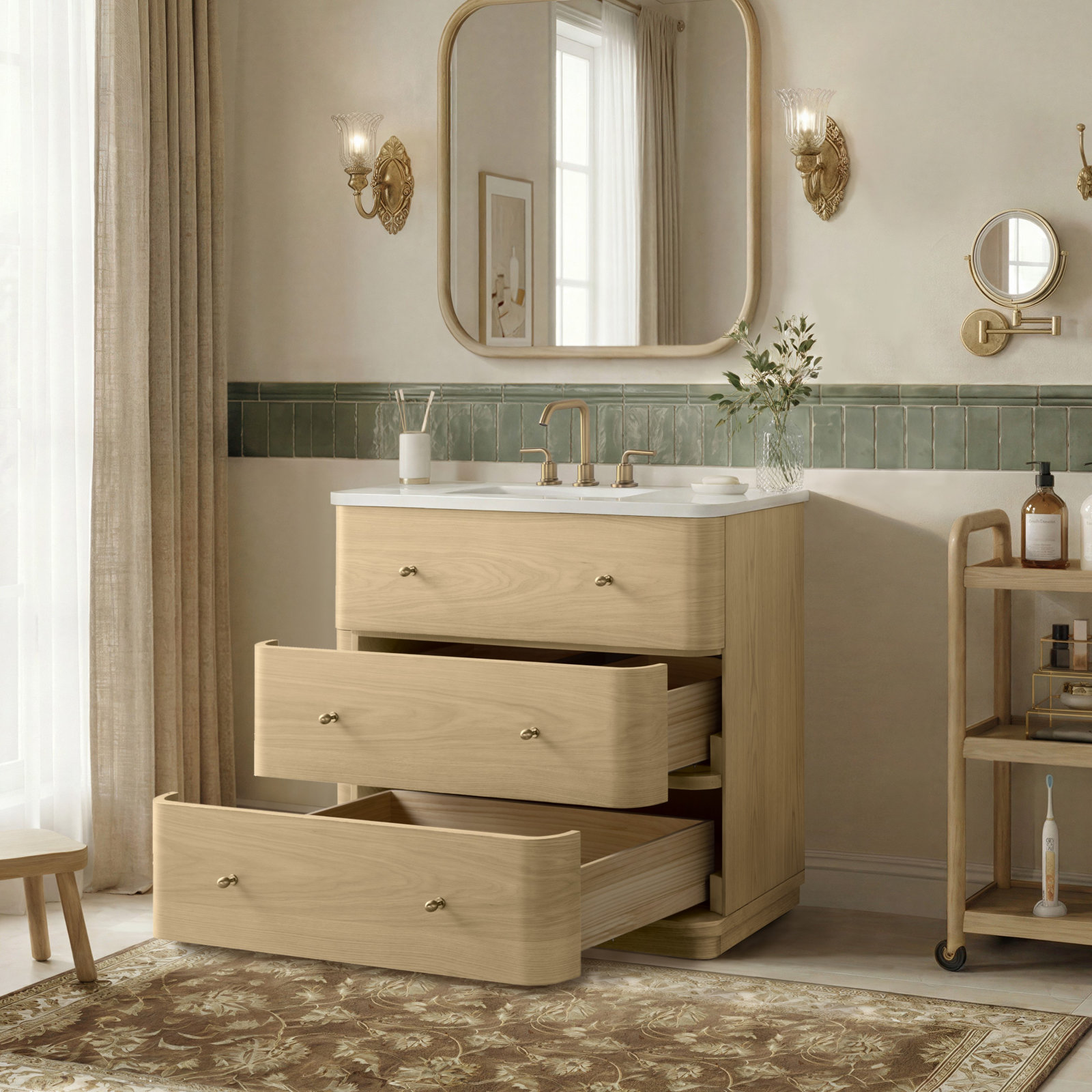 Saffi 36" Single Bathroom Vanity