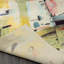 Tapis jaune pastel coloré COLORWRKS-658791027