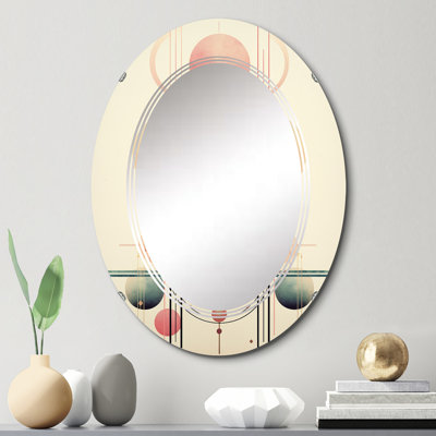 Draad - Miroir mural moderne ovale
