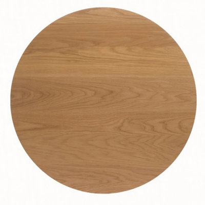 Table de bar ronde en bois Mid-Century