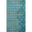 Tapis oriental moderne et abstrait 5 x 8