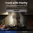 VIKIO PRO 36" 900 CFM Ducted Under Cabinet Hood In Stainless Steel With 1.5 Sones, Dual Motor, Gesture Control, Replaceable 4000K GU10 LED-122425408-122425411
