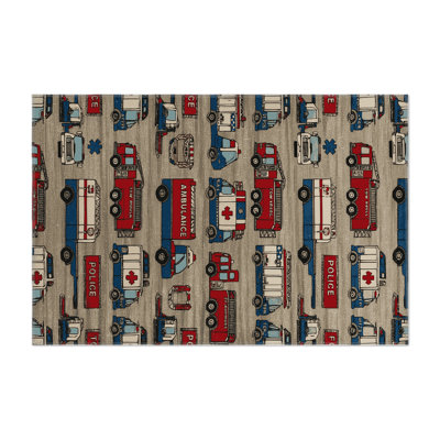 Tapis intérieur et extérieur gris Transport