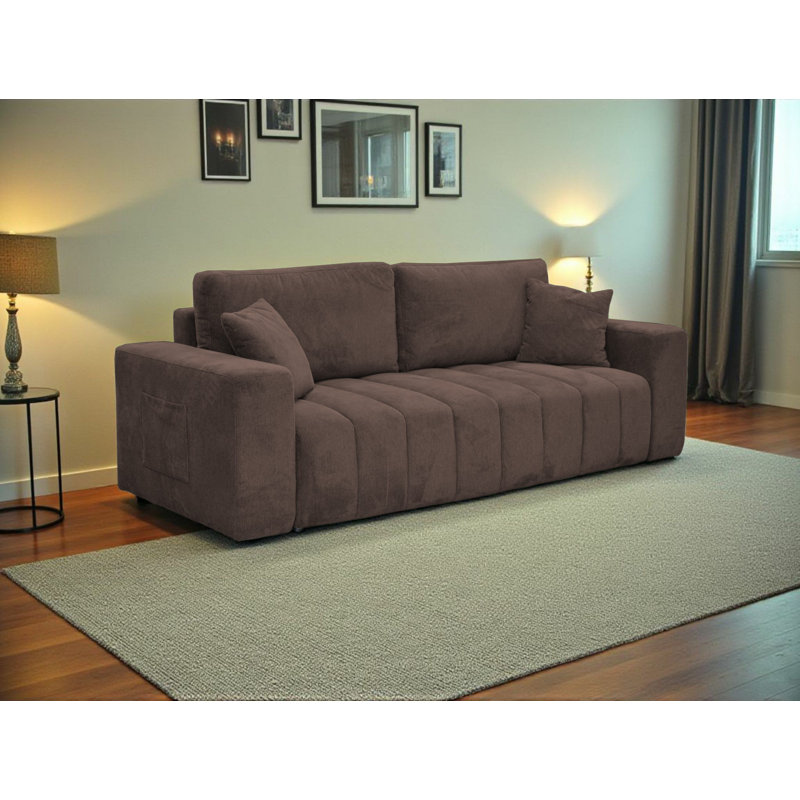 3 Seater Sleeper, Brown