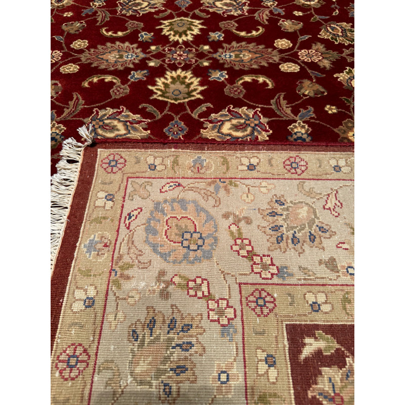 Tapis rouge en laine noué à la main Original Original