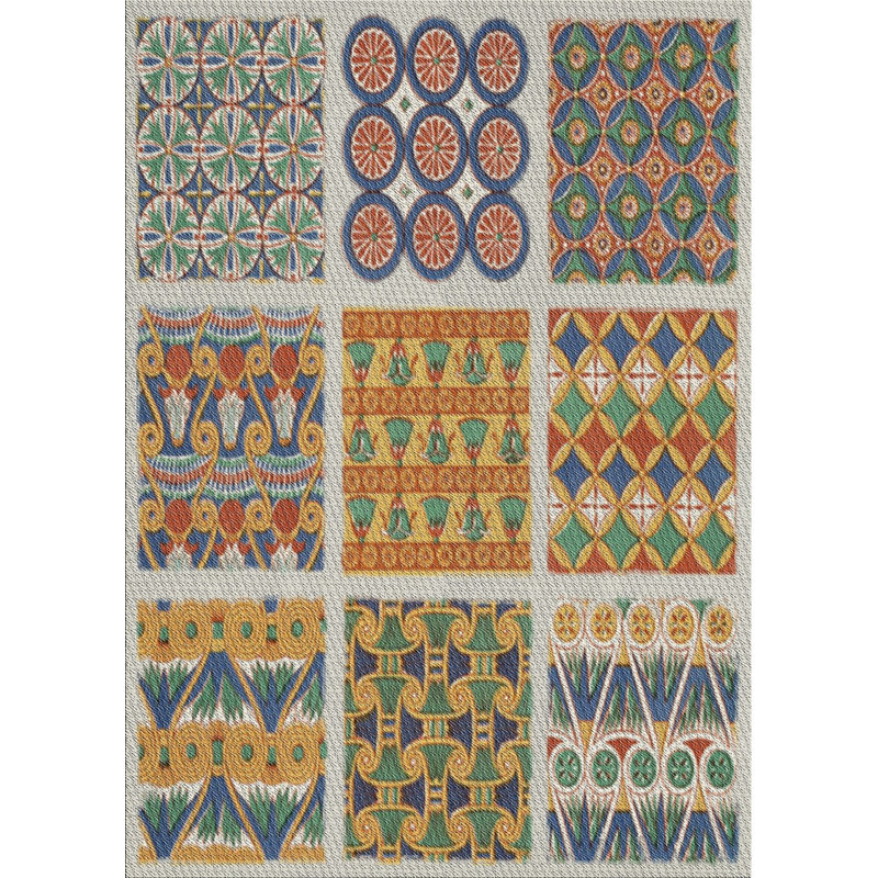 Tapis en laine touffeté à la main Vidette