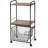 Suprima 19.7 " W Kitchen Cart with Steel Top