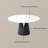 51" Vera Modern Round Dining Table, Sintered Stone Tabletop With Carbon Steel Pedestal Base for Kitchen-90661997-101203444-90903884