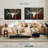 Longhorn Art With Flag-107984410