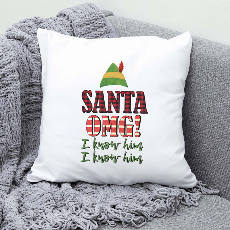 Christmas2_1 Reversible Throw Pillow, 14" x 14"