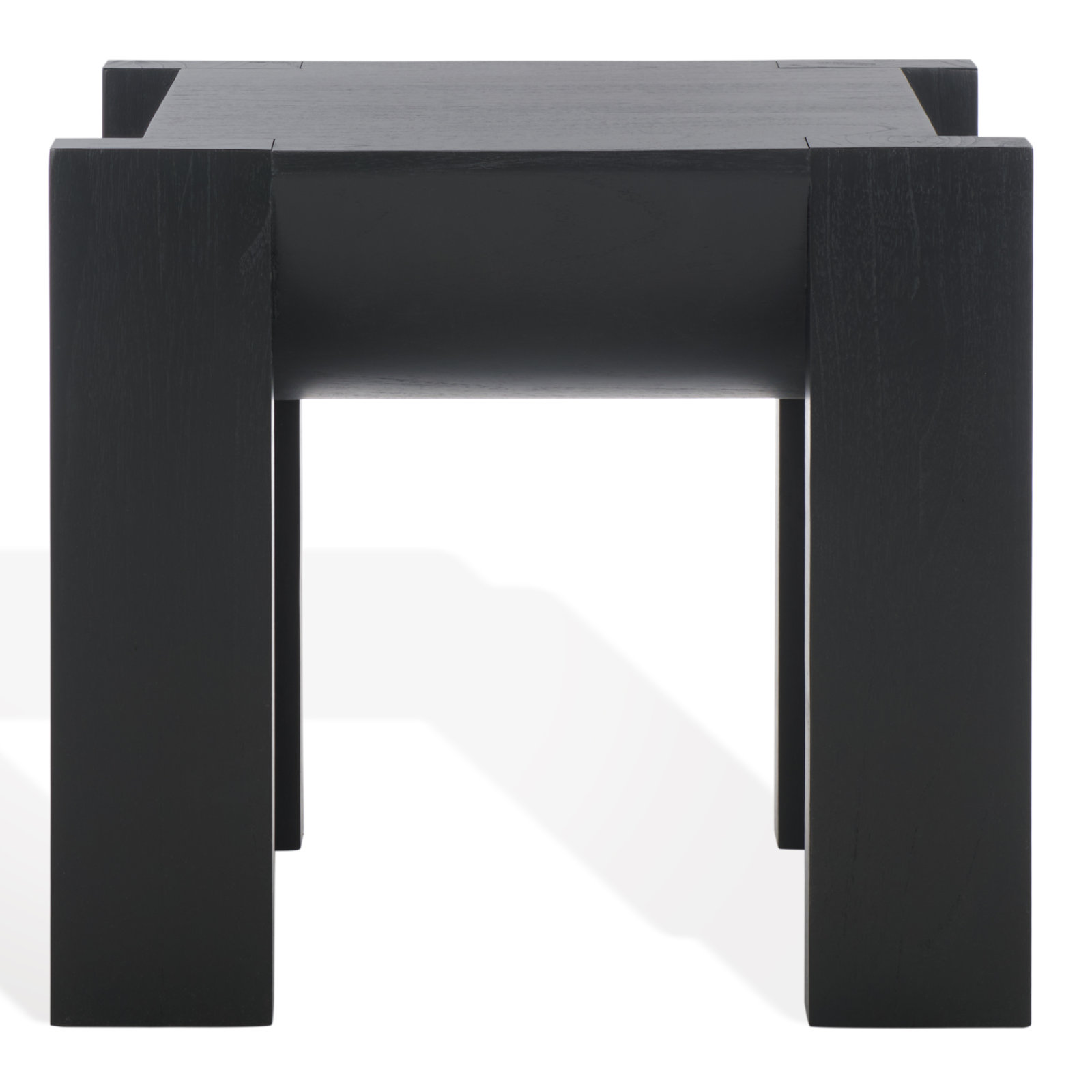 Ghavin Wood Accent Table, Black