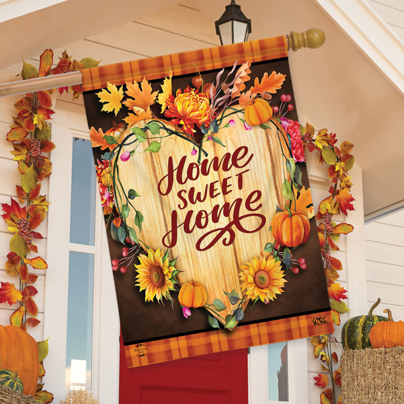 Drapeau Fall Home Sweet Home