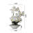 Natural Fibres Orchids Arrangement in Pot