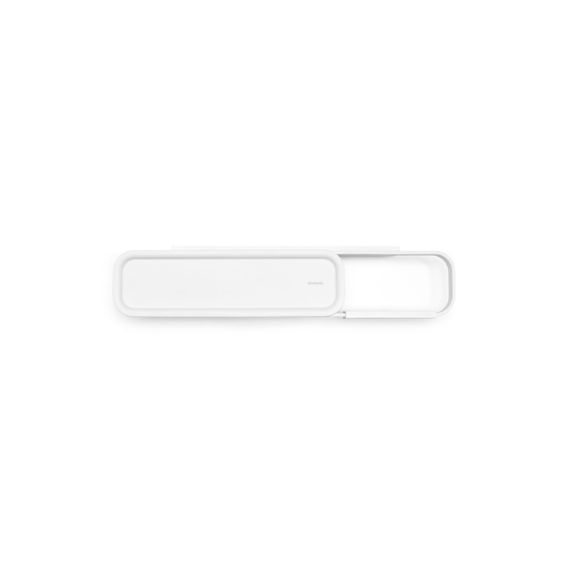 Brabantia Mindset Toilet Roll Holder With Shelf, White