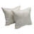Aspen Solid Colour Cotton Blend Reversible Throw Pillow