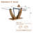 71'' Glass Dining Table,With U-Shaped Wood Base & Metal Frame,Seats 6-8 Comfortably-116262448