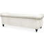 Accoudoirs roulés blancs, longueur 82,18 po, 3 places, revêtement en cuir Pu, rembourrage en mousse, structure en bois massif avec contreplaqué, canapé à 3 pieds en bouleau, extérieur, boucles à tirage profond décalées, uniformément supportées, couche de peinture-981384850