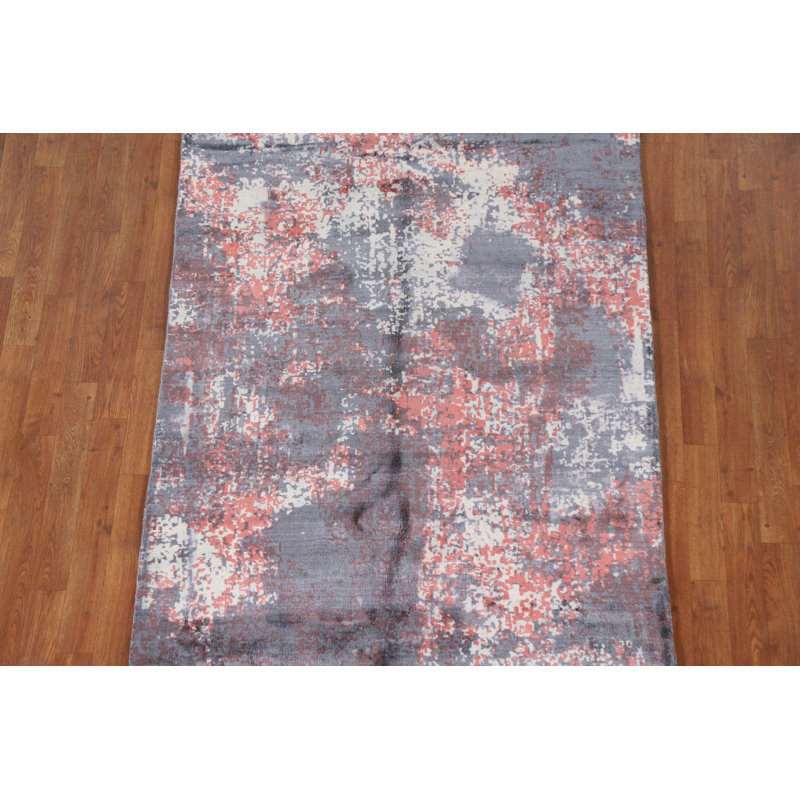 All-Over Abstract Indian Rug 4x6