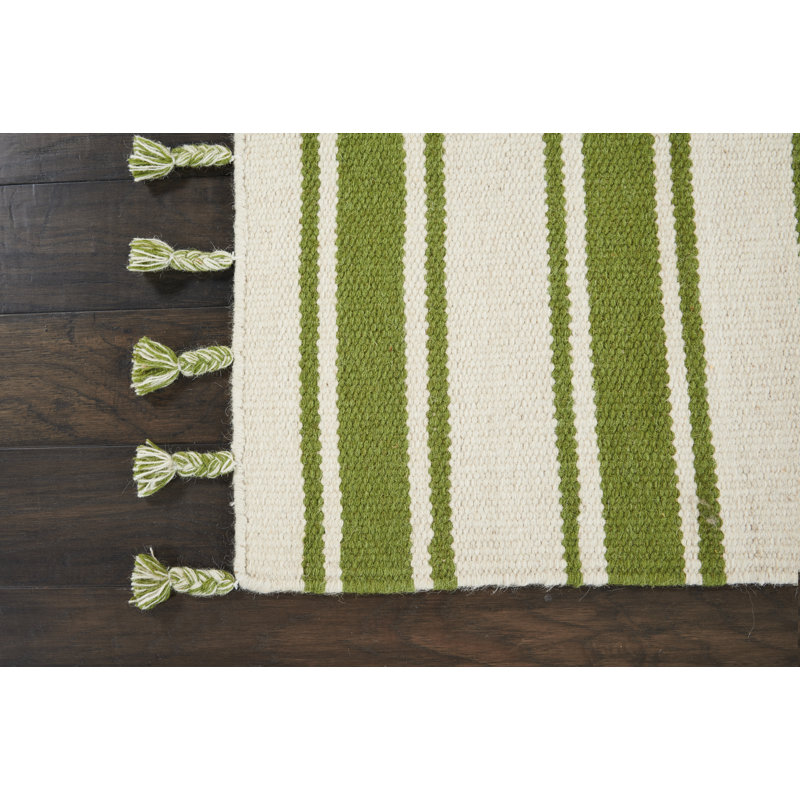 Beaird Striped Hand Woven Area Rug, Rectangle 244 x 320cm