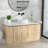 16" Round White Ceramic Vessel Bathroom Sink, Modern Above-Counter Vanity Basin, No Faucet Hole, for Contemporary Bathrooms-110296557