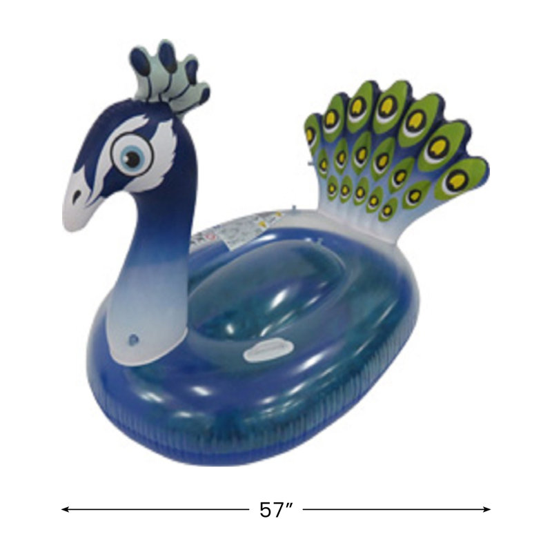Flotteur de piscine mauve gonflable 4,75 pi