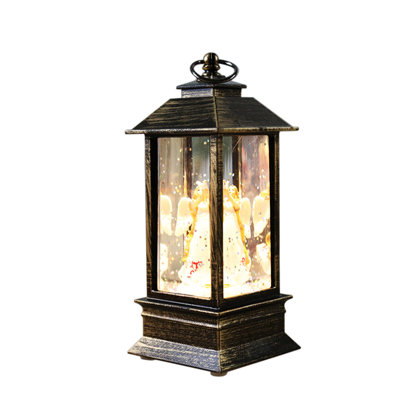 Lanterne de Noël, chandelier, veilleuse, bonhomme de neige, bonhomme de neige, décoration de bureau, ornement de Noël, 100 ml