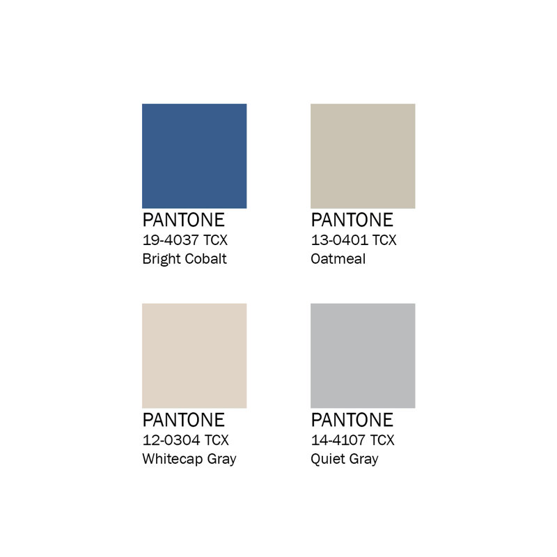 Tapis bleu foncé / ivoire en laine touffeté à la main Abdera, Tapis de couloir 3 pi x 12 pi